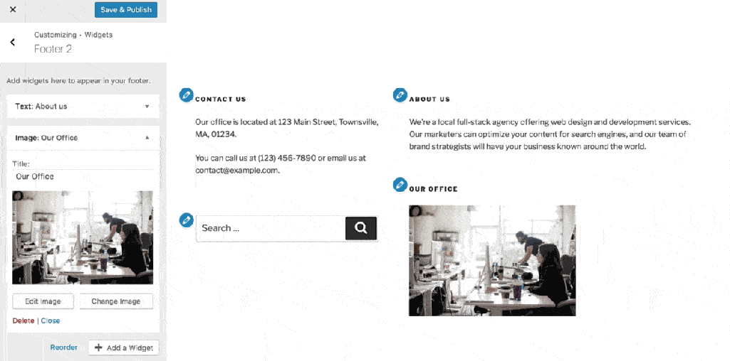 WordPress 4.8新功能：小工具上传图片功能
